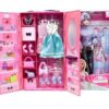 Комплект кукла Барби с гардероб, дрехи и аксесоари