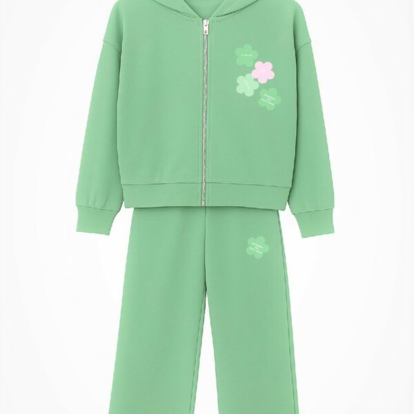 Комплект Рач панталон широк зелен