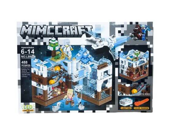 Конструктор на тема Minecraft с LED ефекти