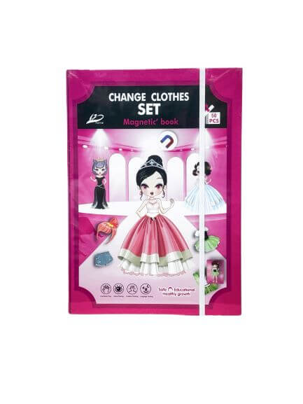 Магнитна книга за обличане на кукли
