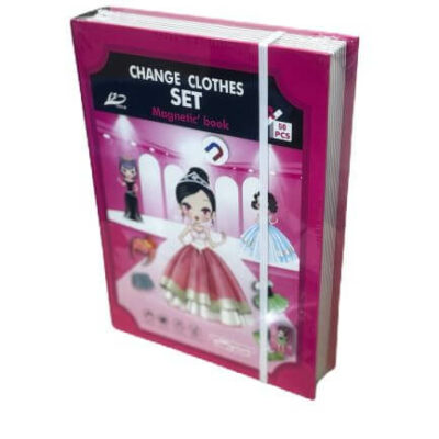 Магнитна книга за обличане на кукли