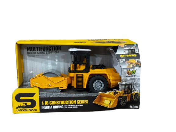 Жълт детски пътен валяк