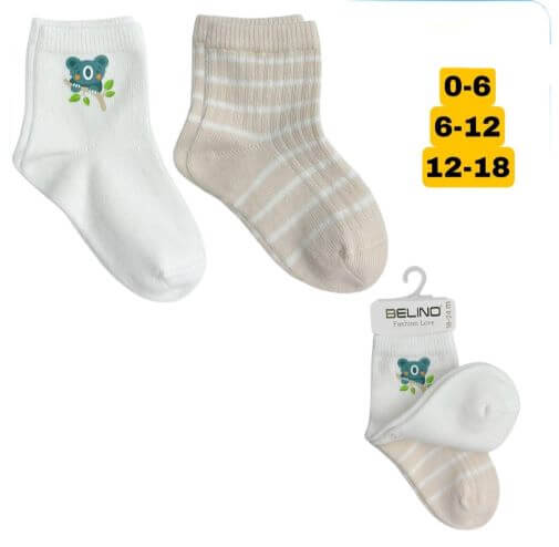 Бебешки чорапи Fashion Love - Belino