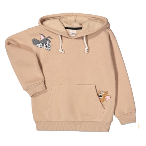 Бежов суичър Том и Джери