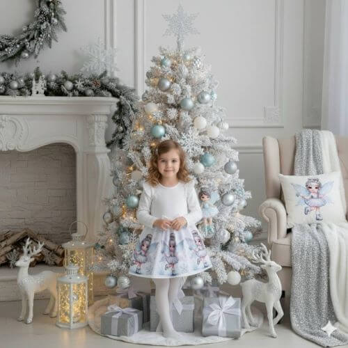 Детска рокля Коледно вълшебство - Мариела