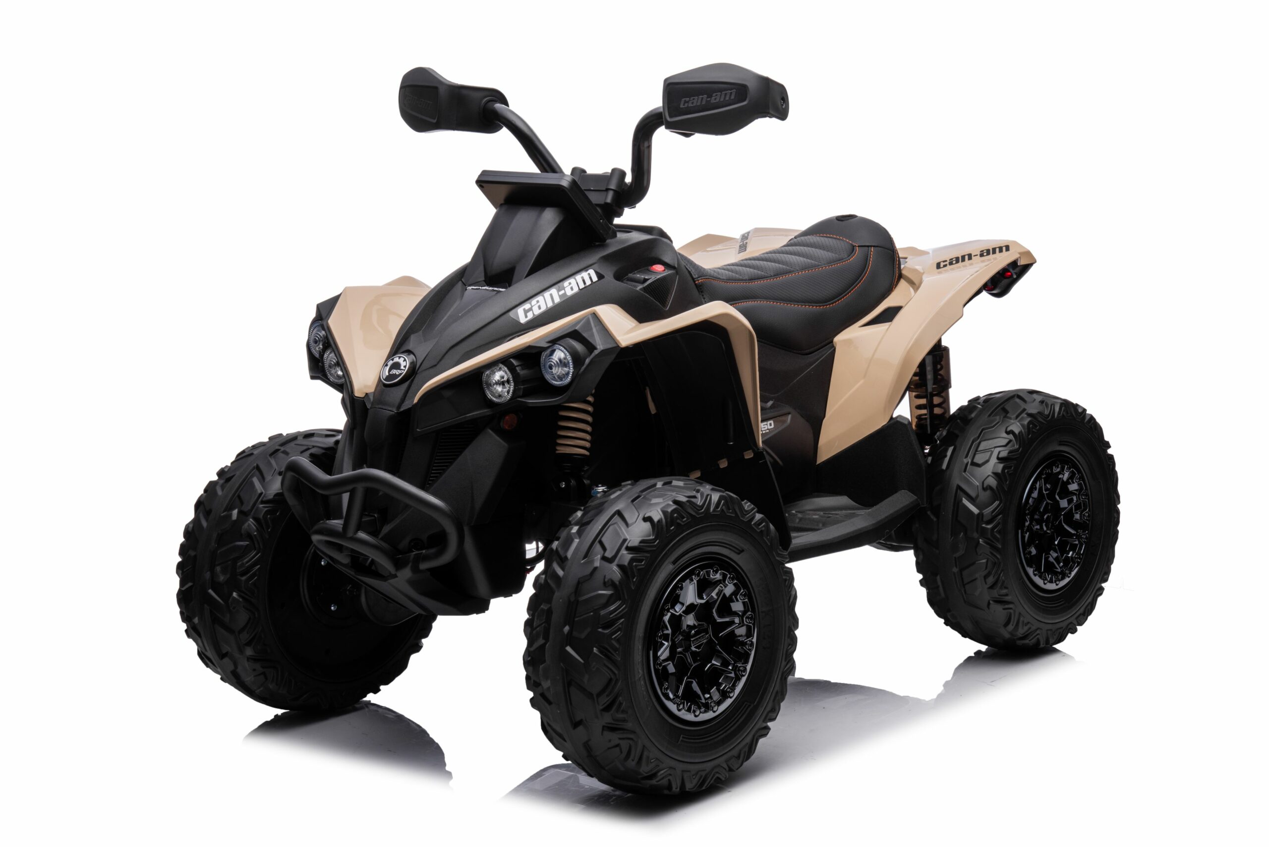 Акумулаторна кола Licensed Can AM Renegade ATV Khakiin stock