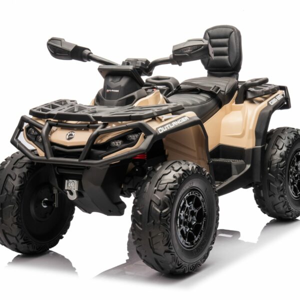 Акумулаторна кола Licensed Can Am Outlander ATV Khakiin stock