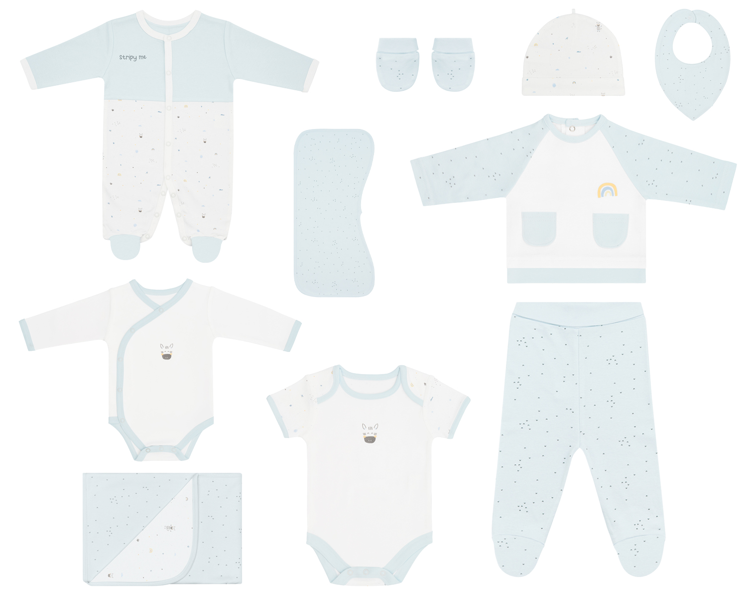 Комплект за изписване 10 части Stripy Friendsin stock