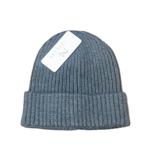 Плетена шапка с маншет Noviti