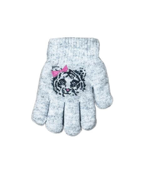 Подплатени плетени ръкавици за момичета Noviti