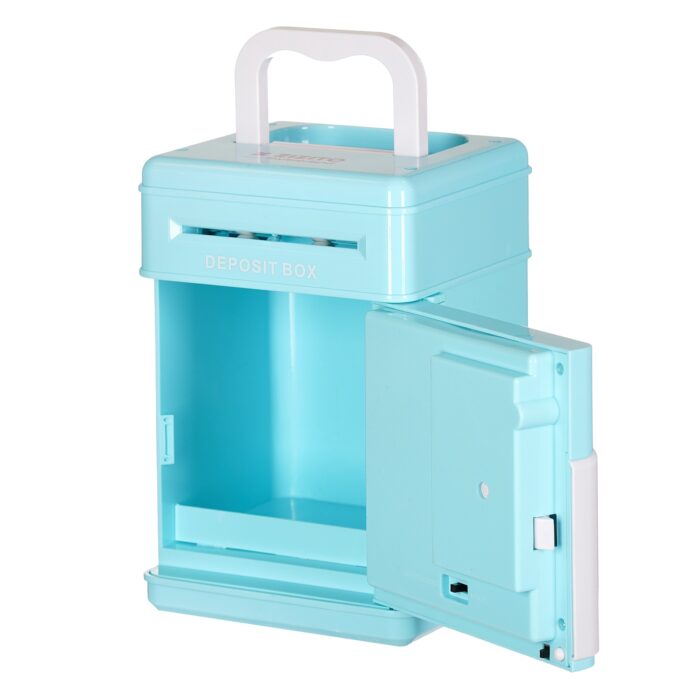 Синя електронна касичка-сейф Zizito