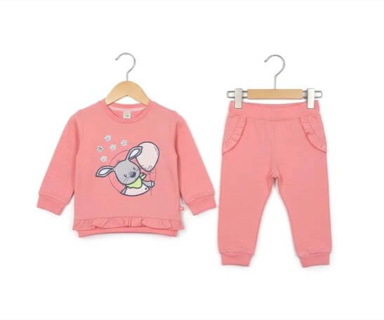Бебешки комплект Зайче за момиченца Rach