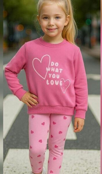 Розов комплект DO WHAT YOU LOVE