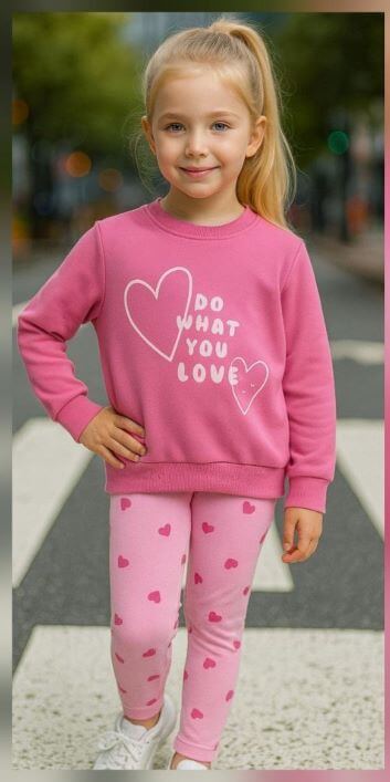 Розов комплект DO WHAT YOU LOVE