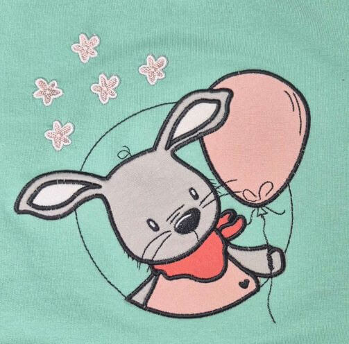 Бебешки комплект Зайче за момиченца Rach