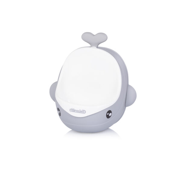 Гърне /писоар за момченца Китче- сиво