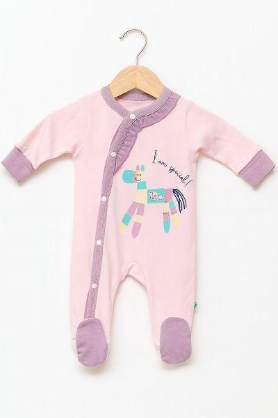 Бебешки гащеризон в светло лилаво * RACH