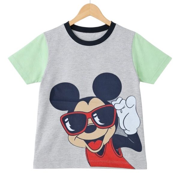 тениска севтекс мики маус зелени ръкави